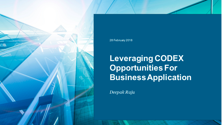 Leveraging CODEX Opportunities for Business Application - Shea Market