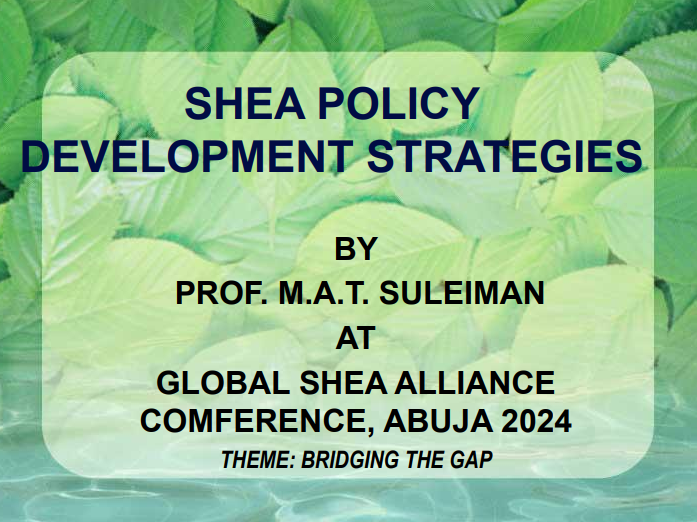 Shea Policy Development Strategies