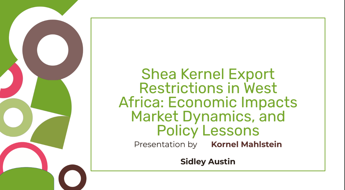 Shea Kernel Export Restrictions in West Africa: Economic Impacts, Market Dynamics and Policy Lessons _  Sidely Austin: Shea 2026